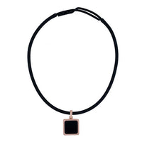Tera High Power Gauss Magnetic Therapy Necklace in Black Rose Gold for athletes, enhances performance, energy recovery, Korean wellness bracelet