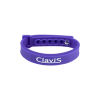 Purple Clavis athletic edition magnetic golf bracelet for sports, diet, and golf performance and recovery. Korean wellness gear.