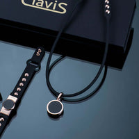 Hero Bracelet & Necklace Set (Black Rose Gold) | ClavisEnergetic
