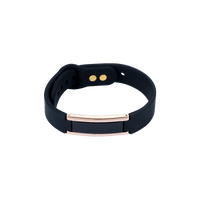 Hera High Power Gauss Magnetic Therapy Bracelet in White Rose Gold, adjustable silicone band, magnetic golf bracelet for athletes.