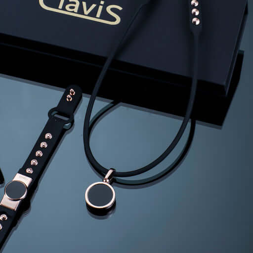 Hero Bracelet & Necklace Set (Black Rose Gold) | ClavisEnergetic