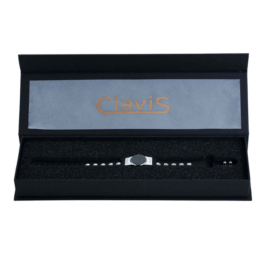 Clavis Hero High Power Gauss Magnetic Therapy Bracelet in gift box, ideal magnetic golf bracelet and sport performance band.
