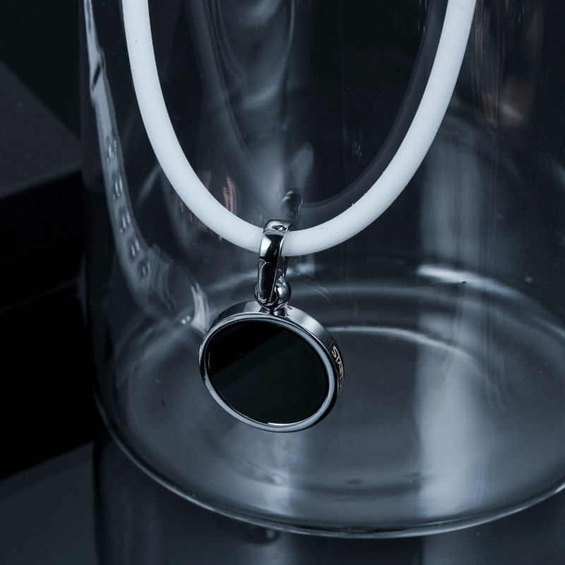 Hero High Power Gauss Magnetic Therapy Necklace by Clavis, aiding athletic performance and recovery with Korean wellness technology.