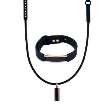Hera Bracelet & Necklace Set (Black Rose Gold) | ClavisEnergetic