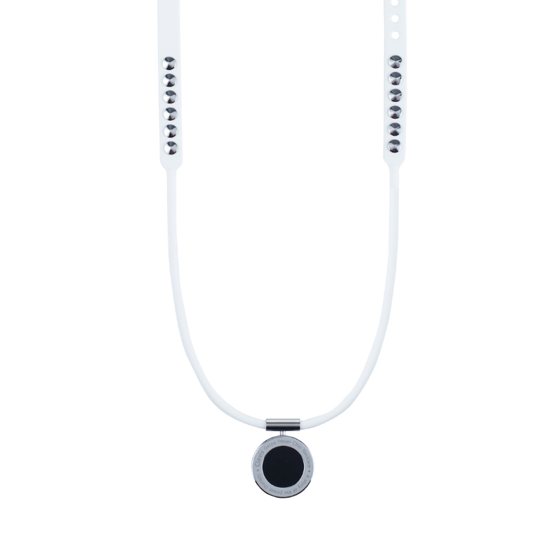 Onyx High Power Gauss Magnetic Therapy Necklace for athletes, golf recovery, and energy boost, Korean wellness bracelet style.
