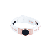 Hero High Power Gauss Magnetic Therapy Bracelet - Black Rose Gold